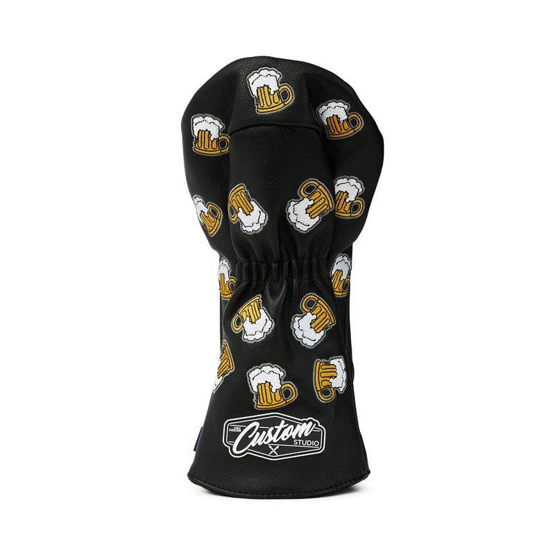 Here for Beer Driver Headcover (Black)