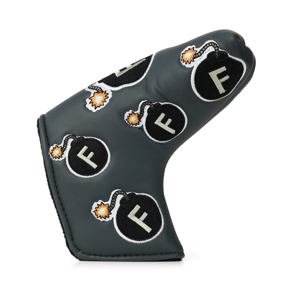F Bombs Blade Putter Cover (Grey)