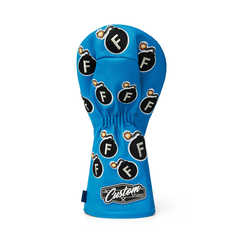 F Bombs Driver Headcover (Blue)