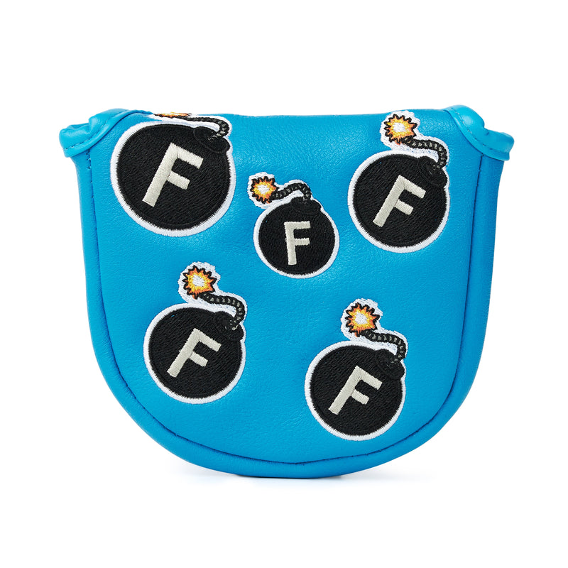 F Bombs Mallet Putter Cover (Blue)