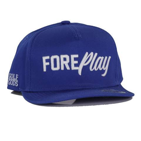 Golf Gods - FOREPlay Royal Blue SnapBack Golf Hat