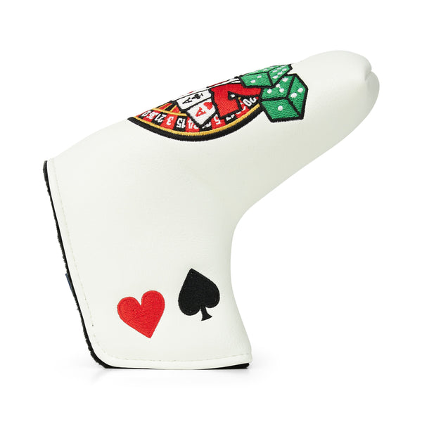 Gambling Blade Putter Cover (White)