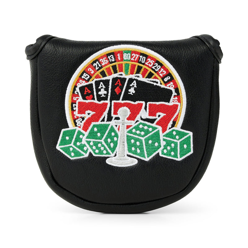 Gambling Mallet Putter Cover (Black)
