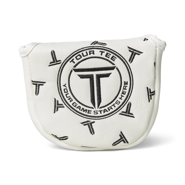 Tour Tee Mallet Putter Cover - White